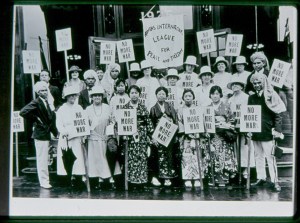 19. “No More War” demonstration, 1925. Records of the Women’s International League for Peace and Freedom. Courtesy, Swarthmore College Peace Collection.