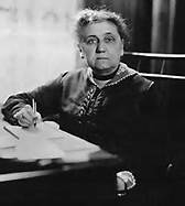 An older Jane Addams.
